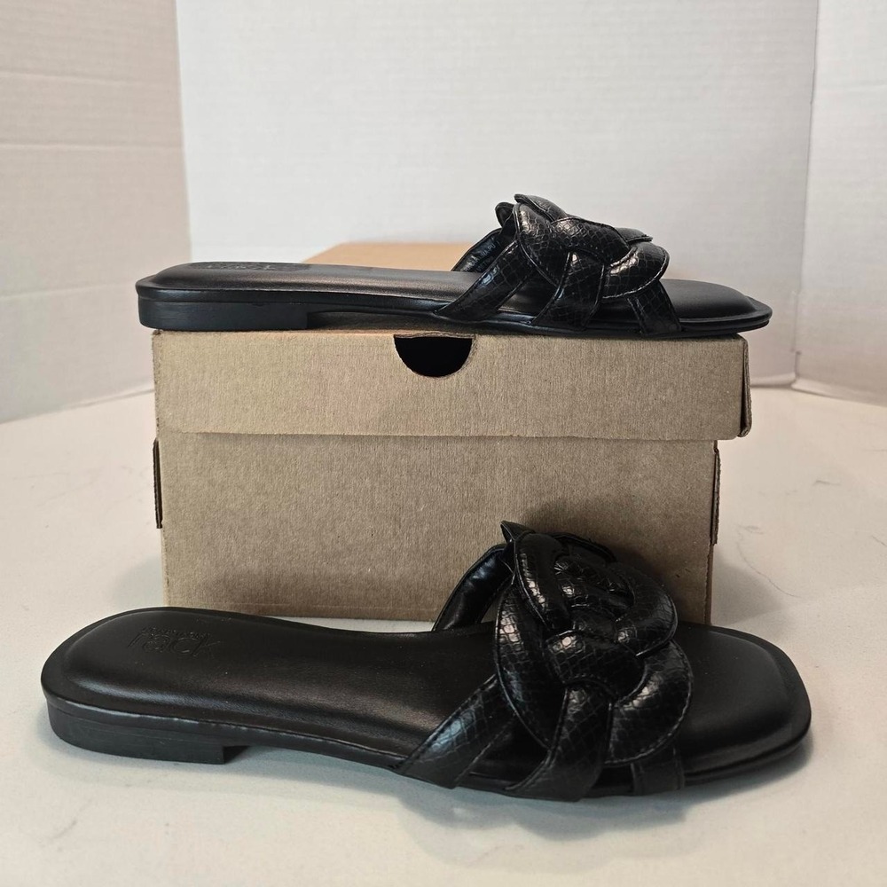 Carolina Slide Sandal (Women) Nordstrom, Size 8.5 Black